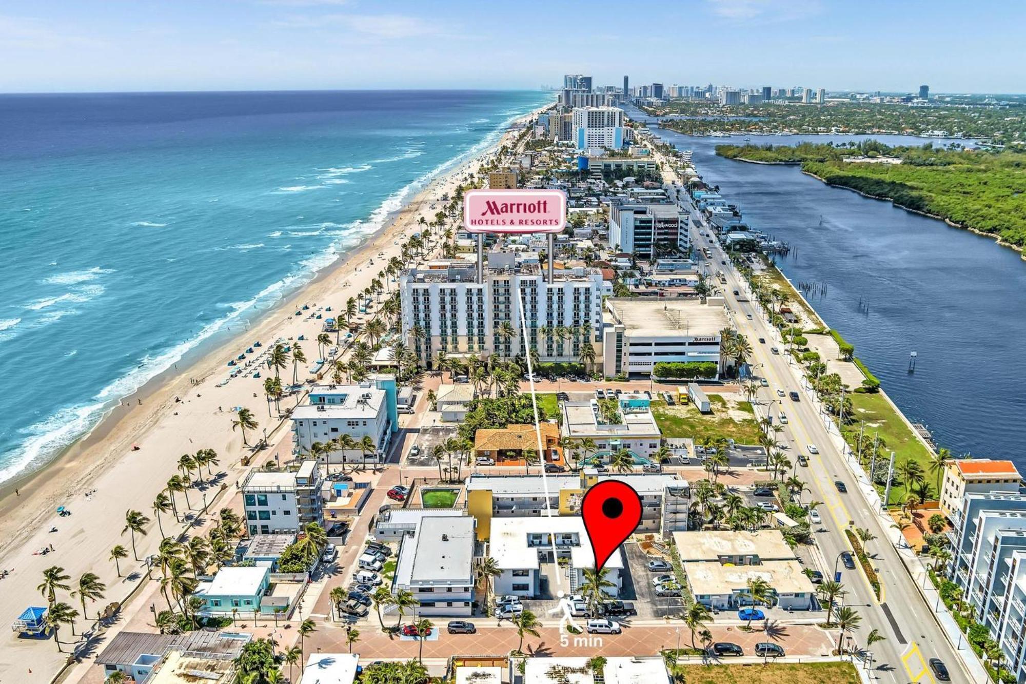 Beachfront & Pool Near Marriott Hollywood Beach Exterior photo